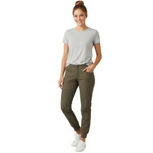 prAna Womens Halle Jogger II Cargo Hiking Pants Size 16 Green Outdoor Gorpcore